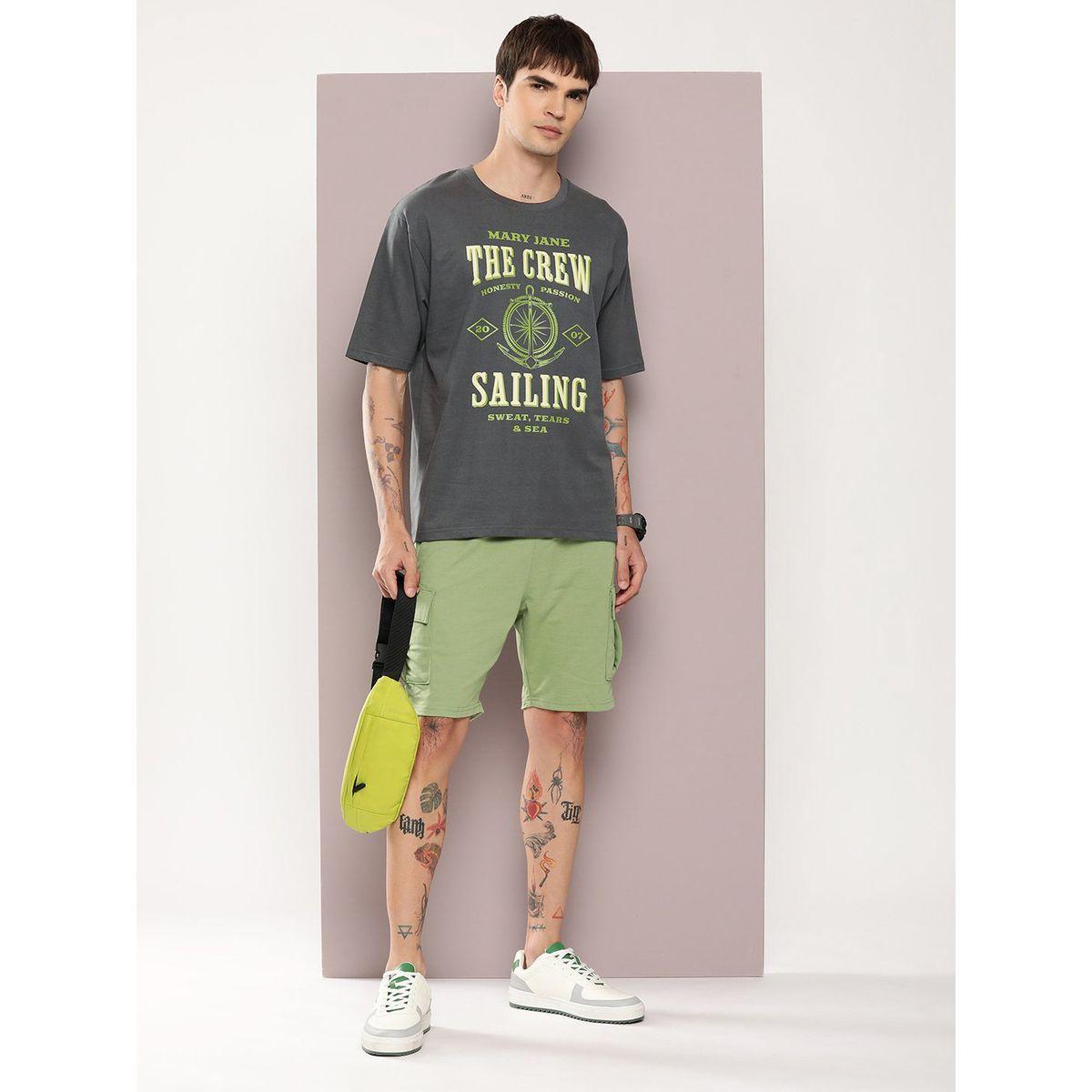 تيشيرت فضفاض مطبع بطبعة جرافيك ديلينجر × ستايلي-men-clothing-tshirtsandpolos-tshirts-image-4