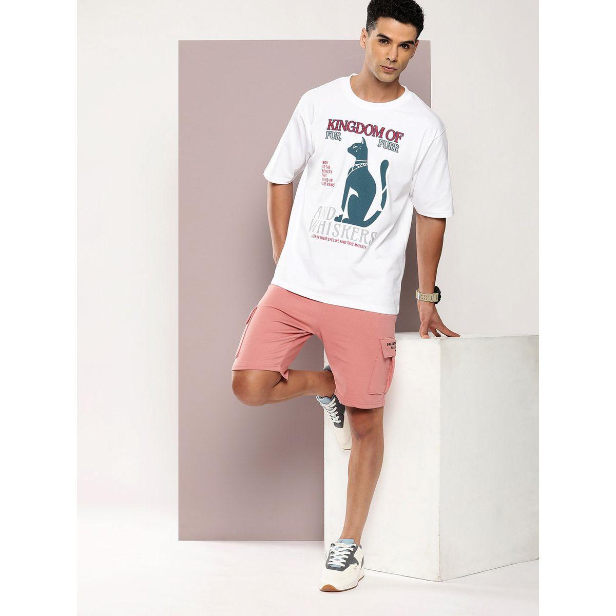 تيشيرت فضفاض مطبع بطبعة جرافيك ديلينجر × ستايلي-men-clothing-tshirtsandpolos-tshirts-image-4