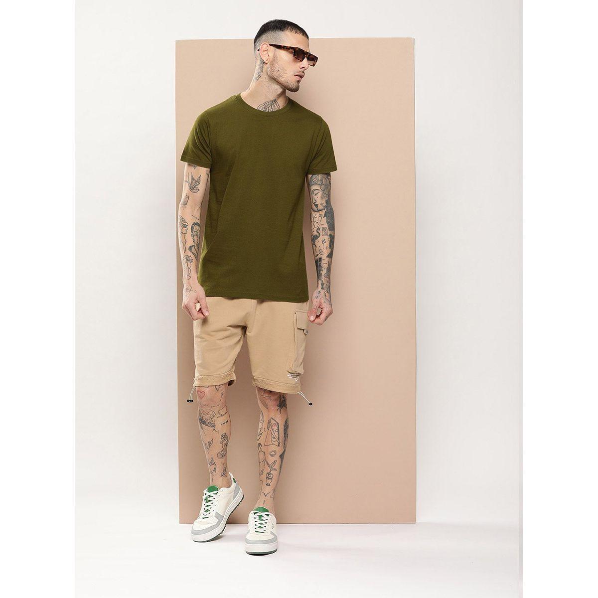 تيشيرت سادة بقصة عادية ديفيرنس أوف أوبينيون × ستايلي-men-clothing-tshirtsandpolos-tshirts-image-4