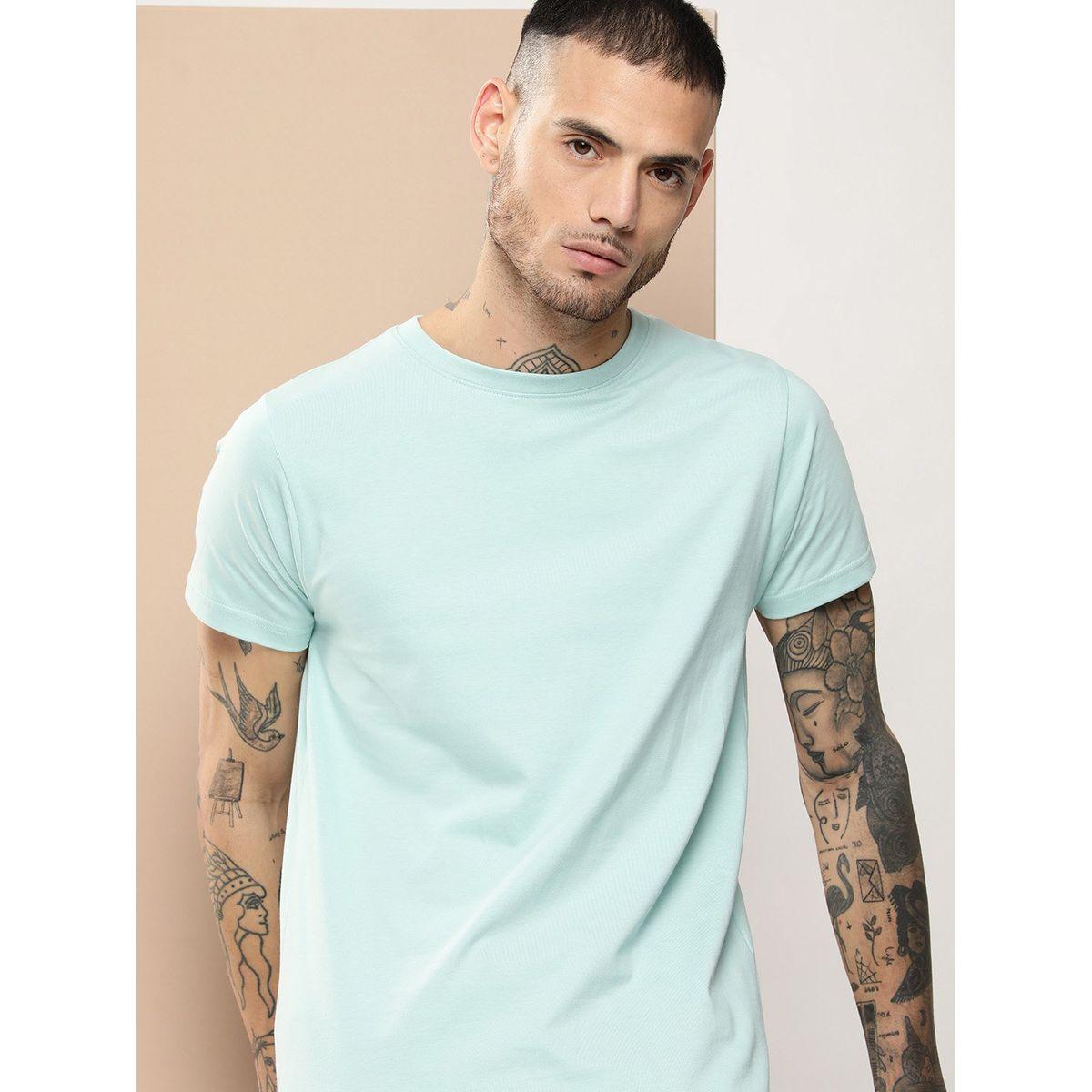 تيشيرت سادة بقصة عادية ديفيرنس أوف أوبينيون × ستايلي-men-clothing-tshirtsandpolos-tshirts-image-4