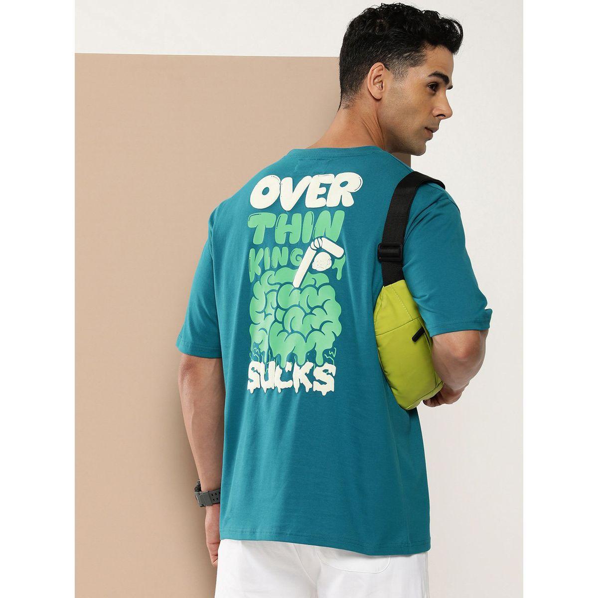 تيشيرت فضفاض مطبع بطبعة جرافيك ديفيرنس أوف أوبينيون × ستايلي-men-clothing-tshirtsandpolos-tshirts-image-1