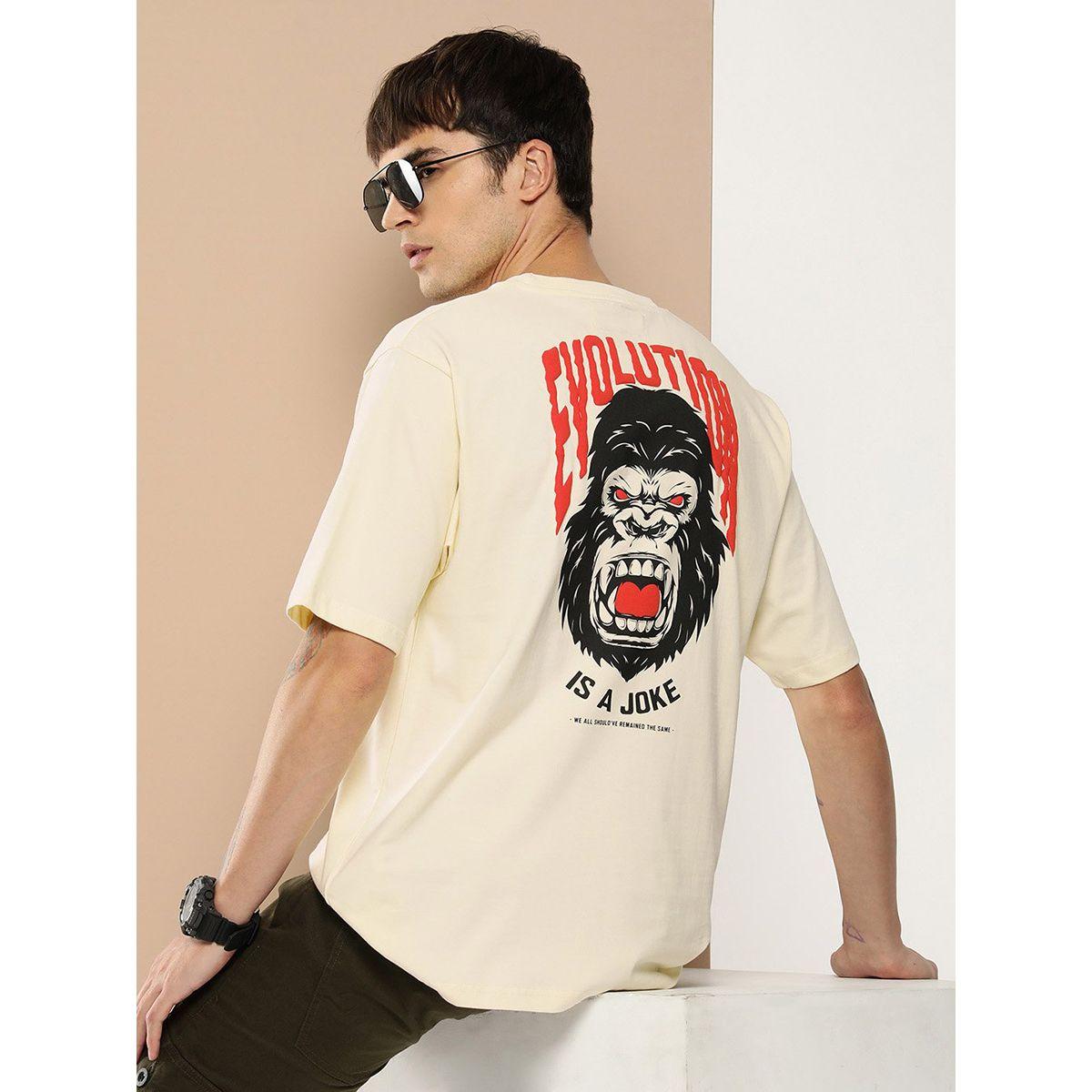 Difference of Opinion X Styli  Oversized Gorilla Graphic Print T-Shirt-men-clothing-tshirtsandpolos-tshirts-image-1