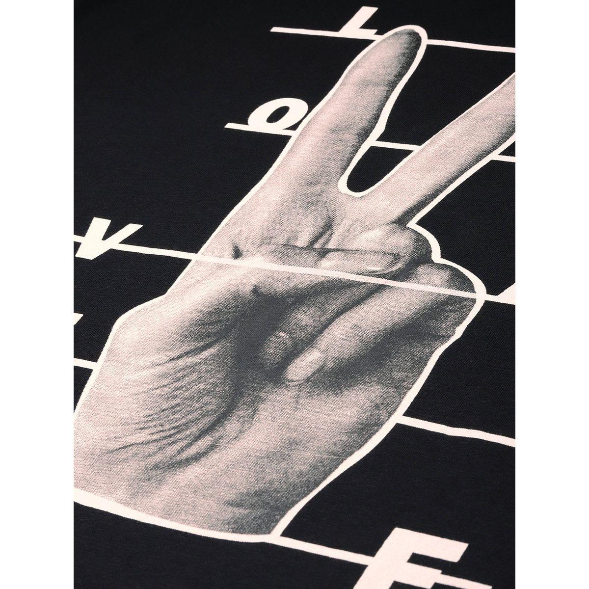 Difference of Opinion X Styli  Oversized Love Peace Graphic Print T-Shirt-men-clothing-tshirtsandpolos-tshirts-image-2