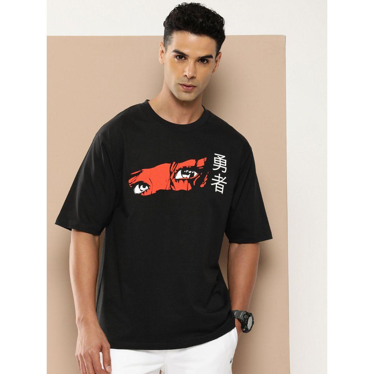 تيشيرت فضفاض مطبع بطبعة جرافيك ديفيرنس أوف أوبينيون × ستايلي-men-clothing-tshirtsandpolos-tshirts-image-1
