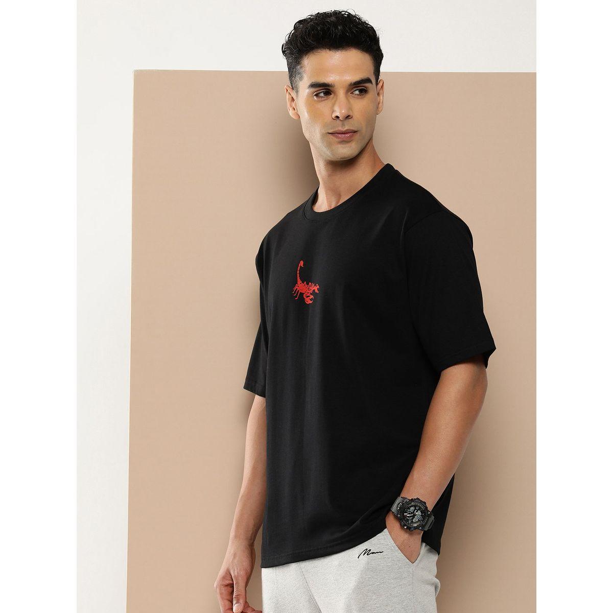 Difference of Opinion X Styli  Oversized Scorpion Graphic Print T-Shirt-men-clothing-tshirtsandpolos-tshirts-image-3