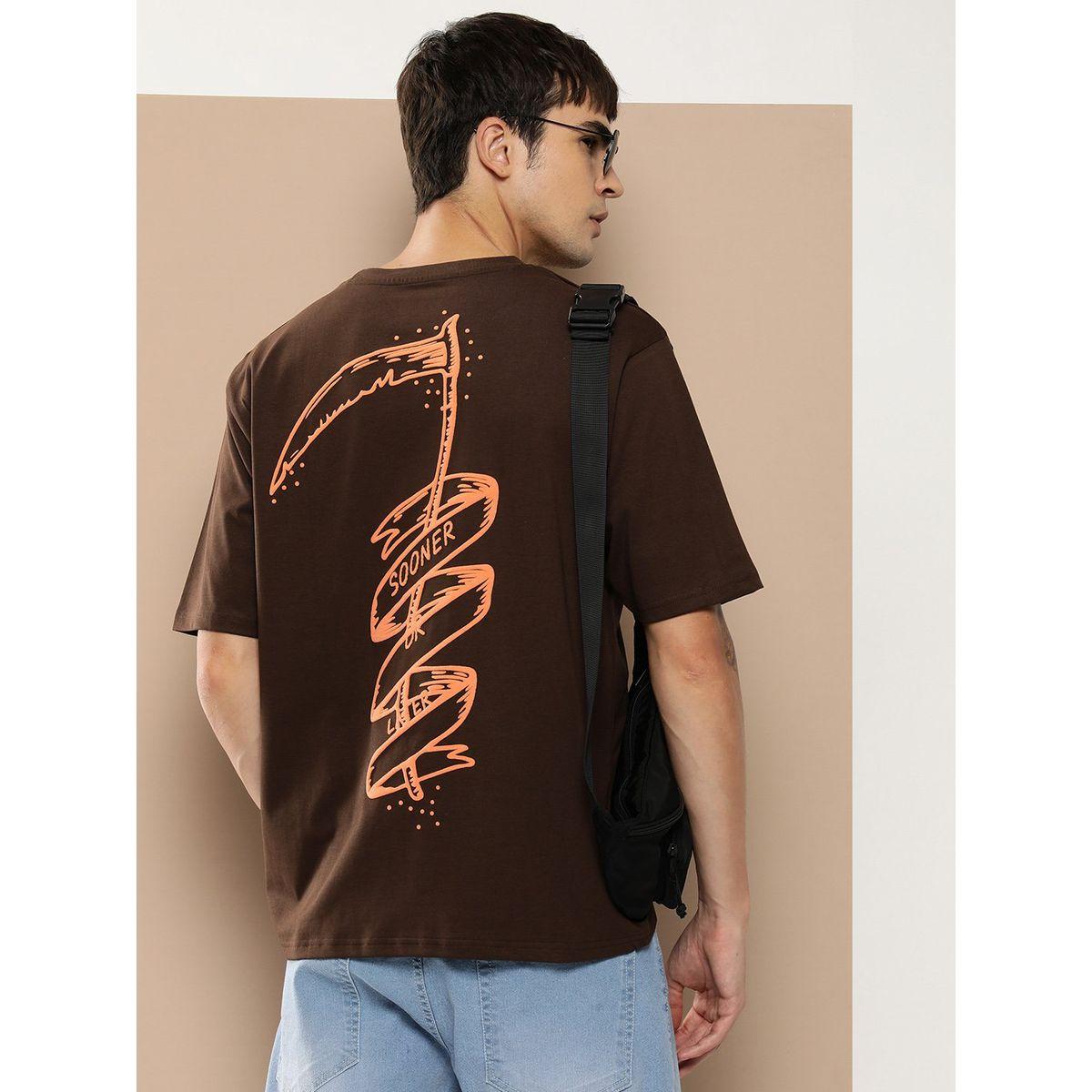 تيشيرت فضفاض مطبع بطبعة جرافيك ديفيرنس أوف أوبينيون × ستايلي-men-clothing-tshirtsandpolos-tshirts-image-1