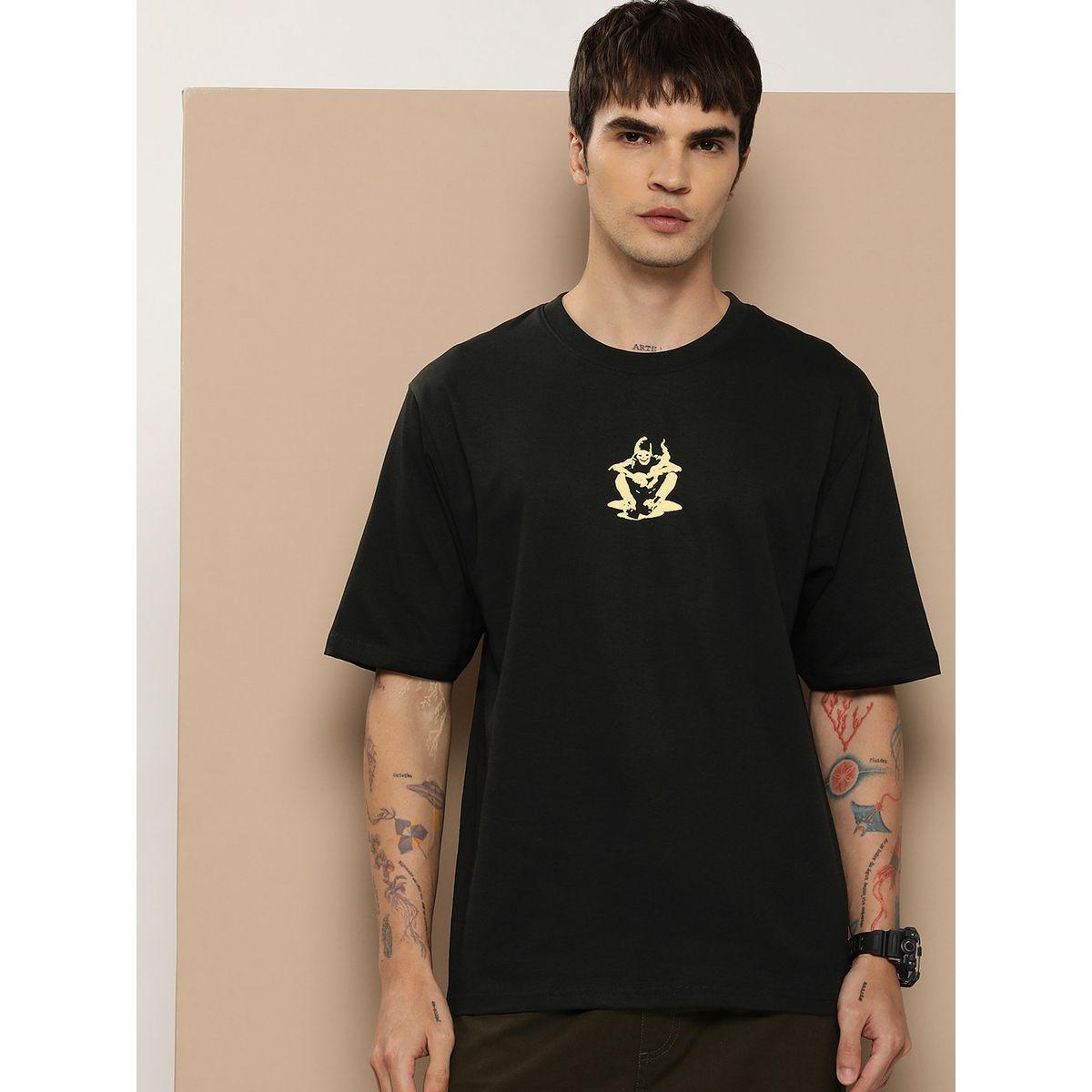 Difference of Opinion X Styli  Oversized Nobody Cares Graphic Print T-Shirt-men-clothing-tshirtsandpolos-tshirts-image-3