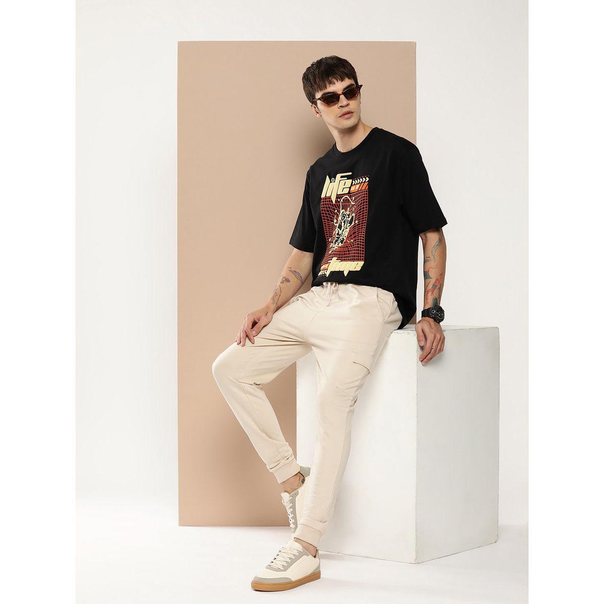تيشيرت فضفاض مطبع بطبعة جرافيك ديفيرنس أوف أوبينيون × ستايلي-men-clothing-tshirtsandpolos-tshirts-image-4