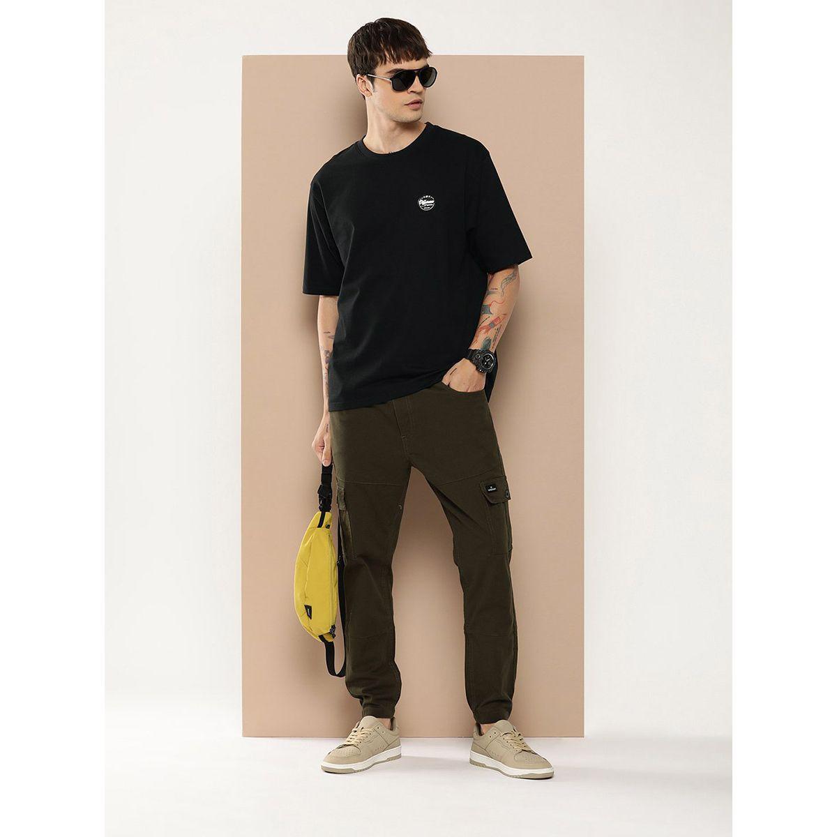 تيشيرت فضفاض باكتاف منخفضة وطبعة جرافيك ديفيرنس أوف أوبينيون × ستايلي-men-clothing-tshirtsandpolos-tshirts-image-4