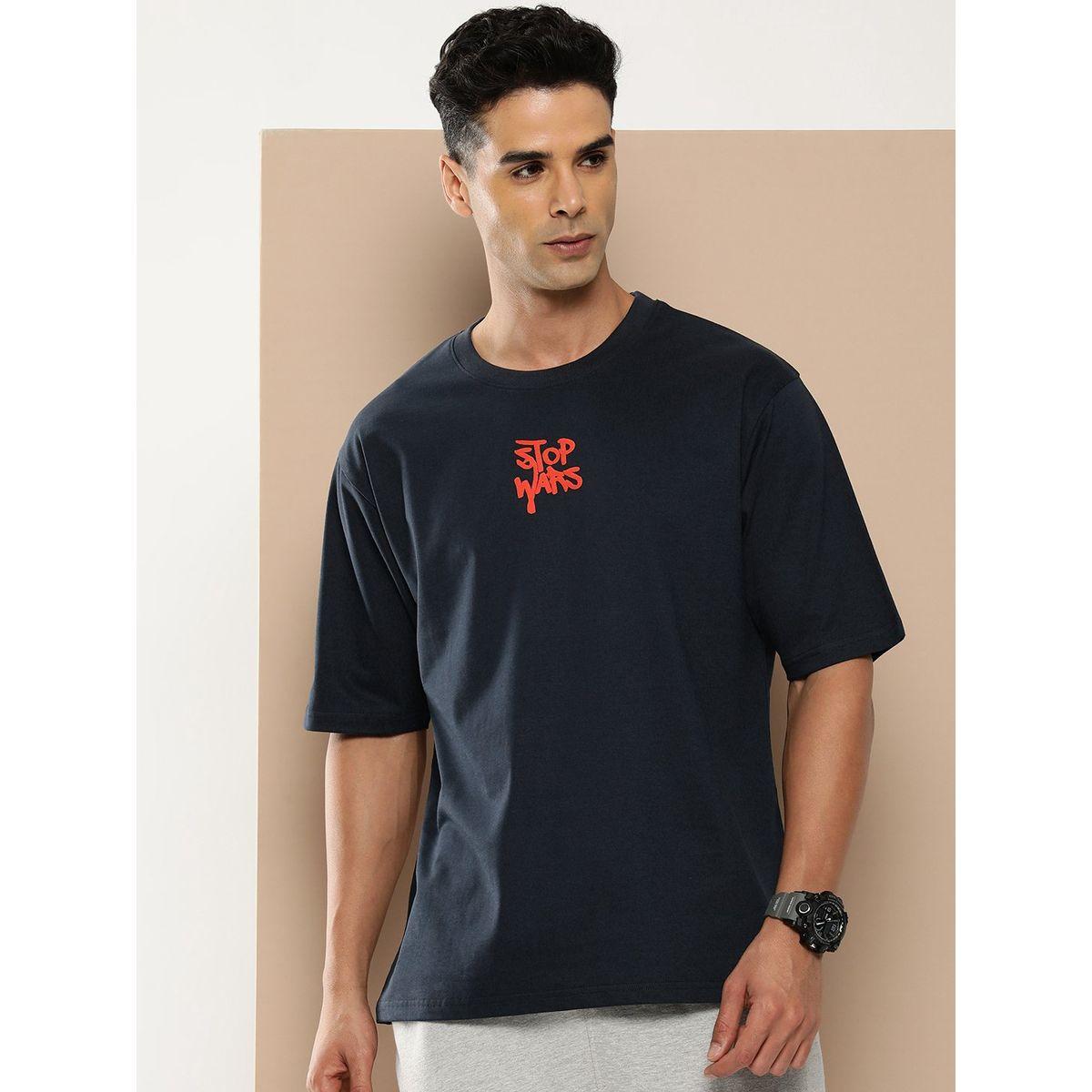 تيشيرت فضفاض مطبع بطبعة جرافيك ديفيرنس أوف أوبينيون × ستايلي-men-clothing-tshirtsandpolos-tshirts-image-3