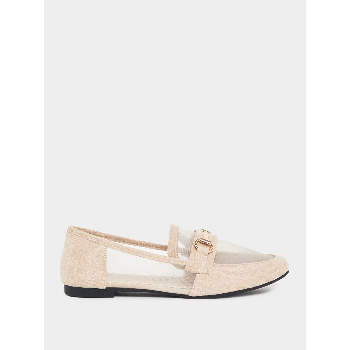 Styli Metal Accent Flat Loafers-women-shoes-loafersandmoccasins-image-1