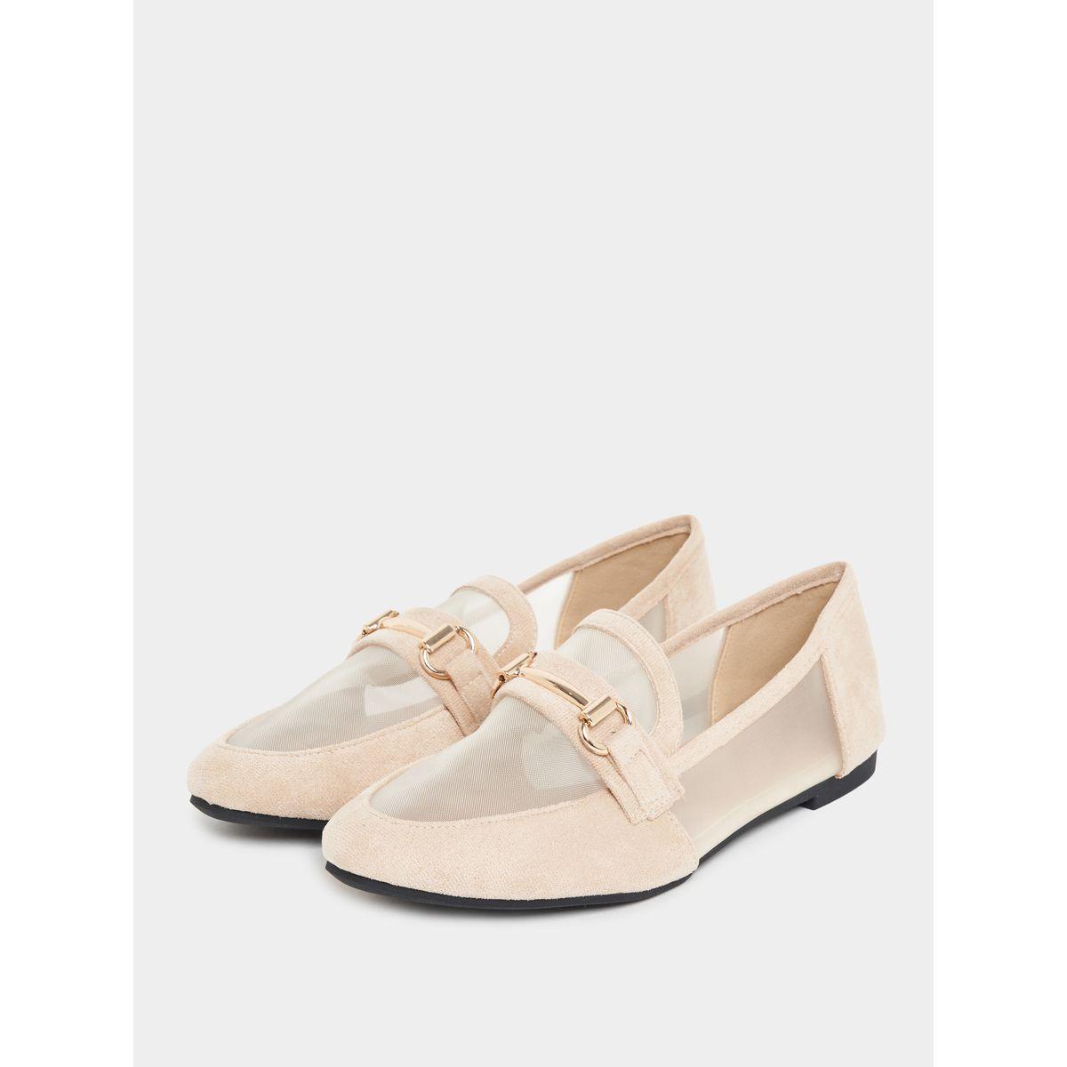 Styli Metal Accent Flat Loafers-women-shoes-loafersandmoccasins-image-2