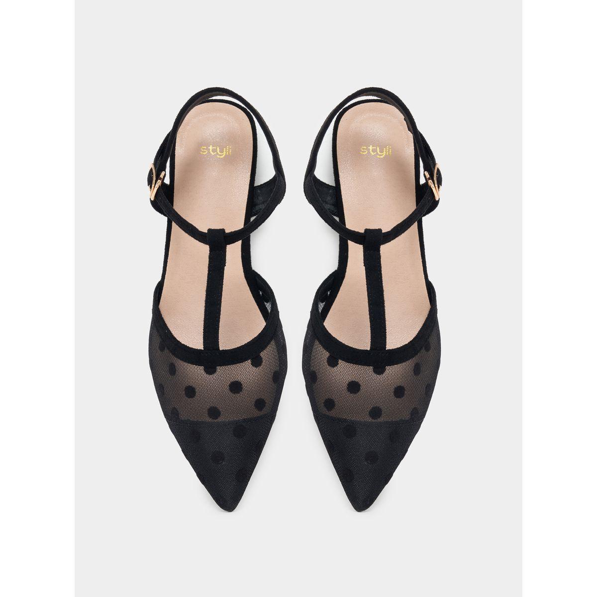 حذاء فلات بسير كاحل وتفاصيل شبكية-women-shoes-loafersandmoccasins-image-5