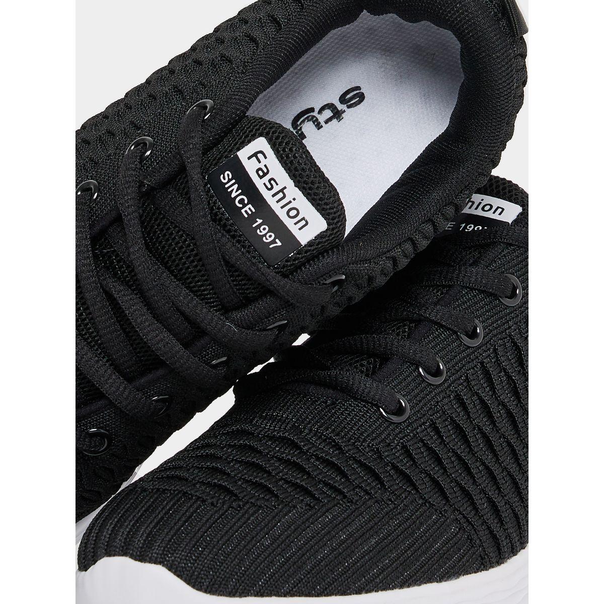 حذاء سنيكرز منسوج برباط غلق-women-shoes-sneakers-image-5