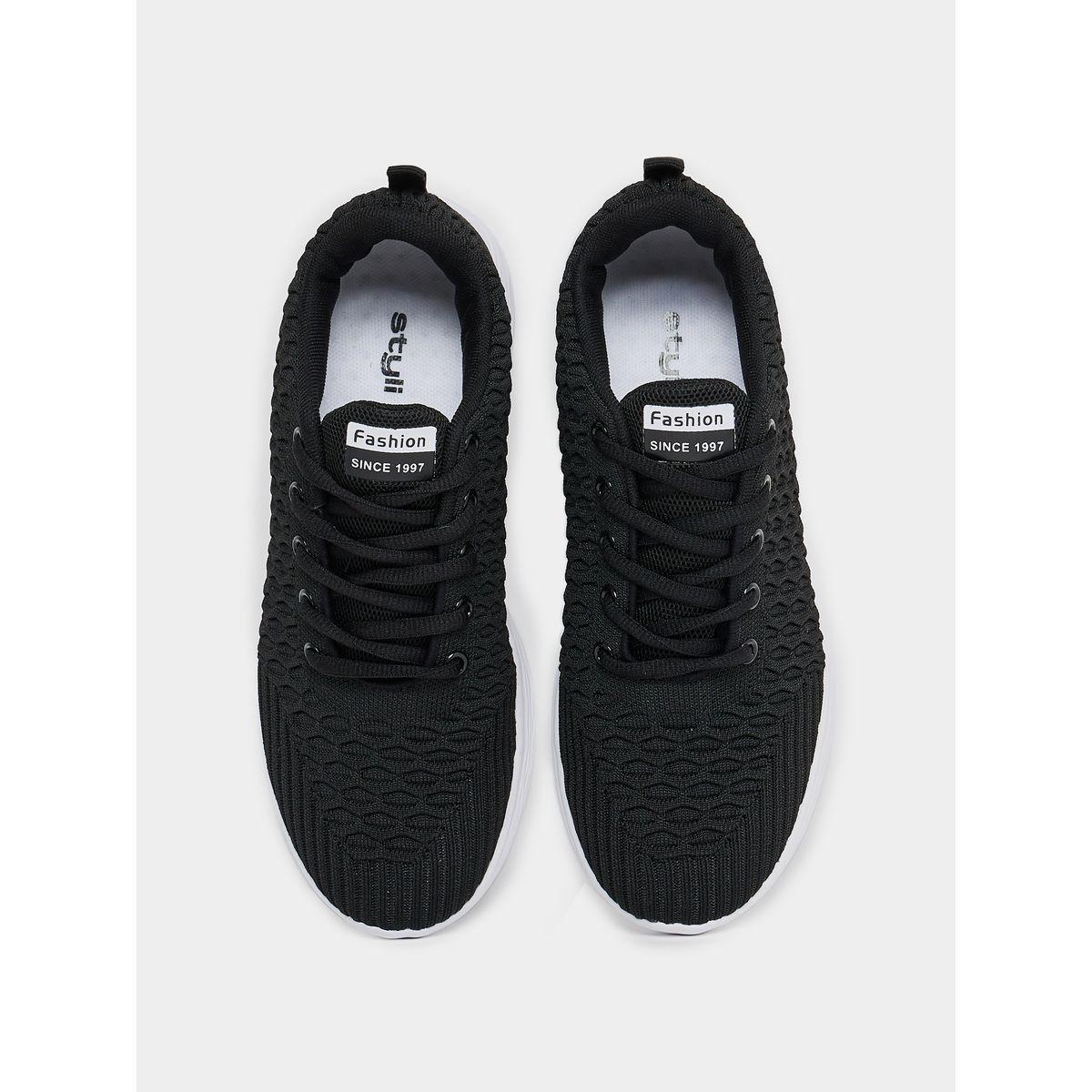 حذاء سنيكرز منسوج برباط غلق-women-shoes-sneakers-image-6