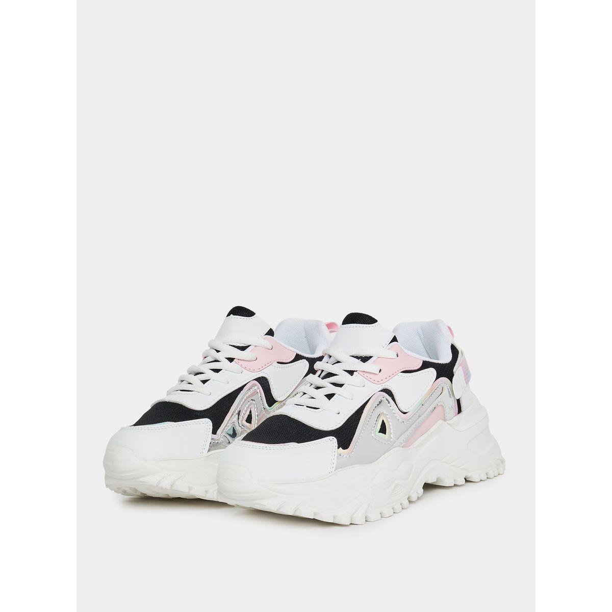 Styli Color Block Chunky Sneakers-women-shoes-sneakers-image-2