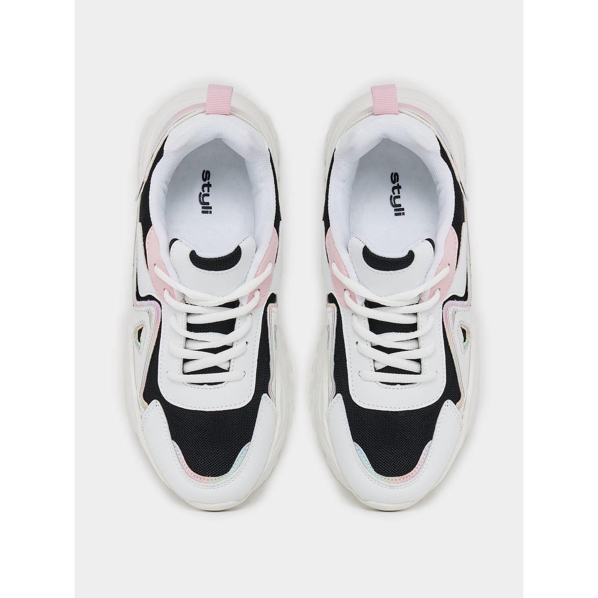 Styli Color Block Chunky Sneakers-women-shoes-sneakers-image-6