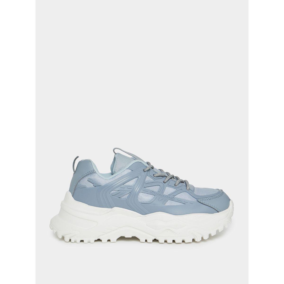 Styli Textured Web Design Chunky Sneakers-women-shoes-sneakers-image-2