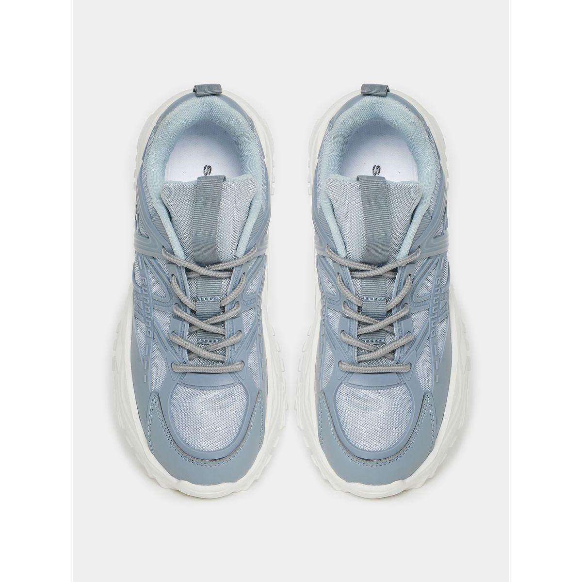 Styli Textured Web Design Chunky Sneakers-women-shoes-sneakers-image-6