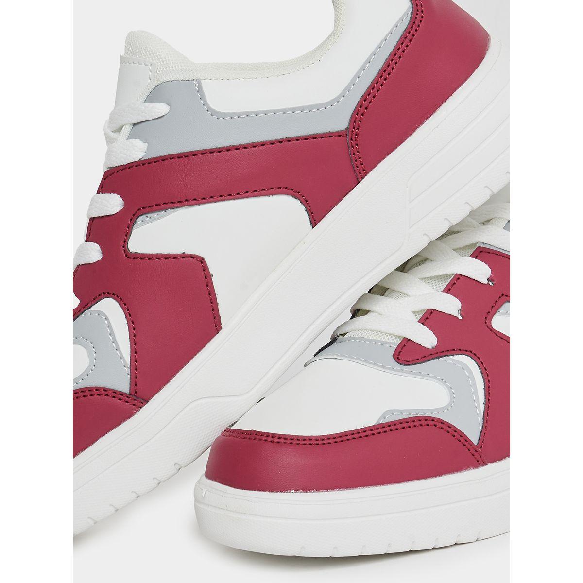 Styli Color Block Lace Up Sneakers-women-shoes-sneakers-image-5