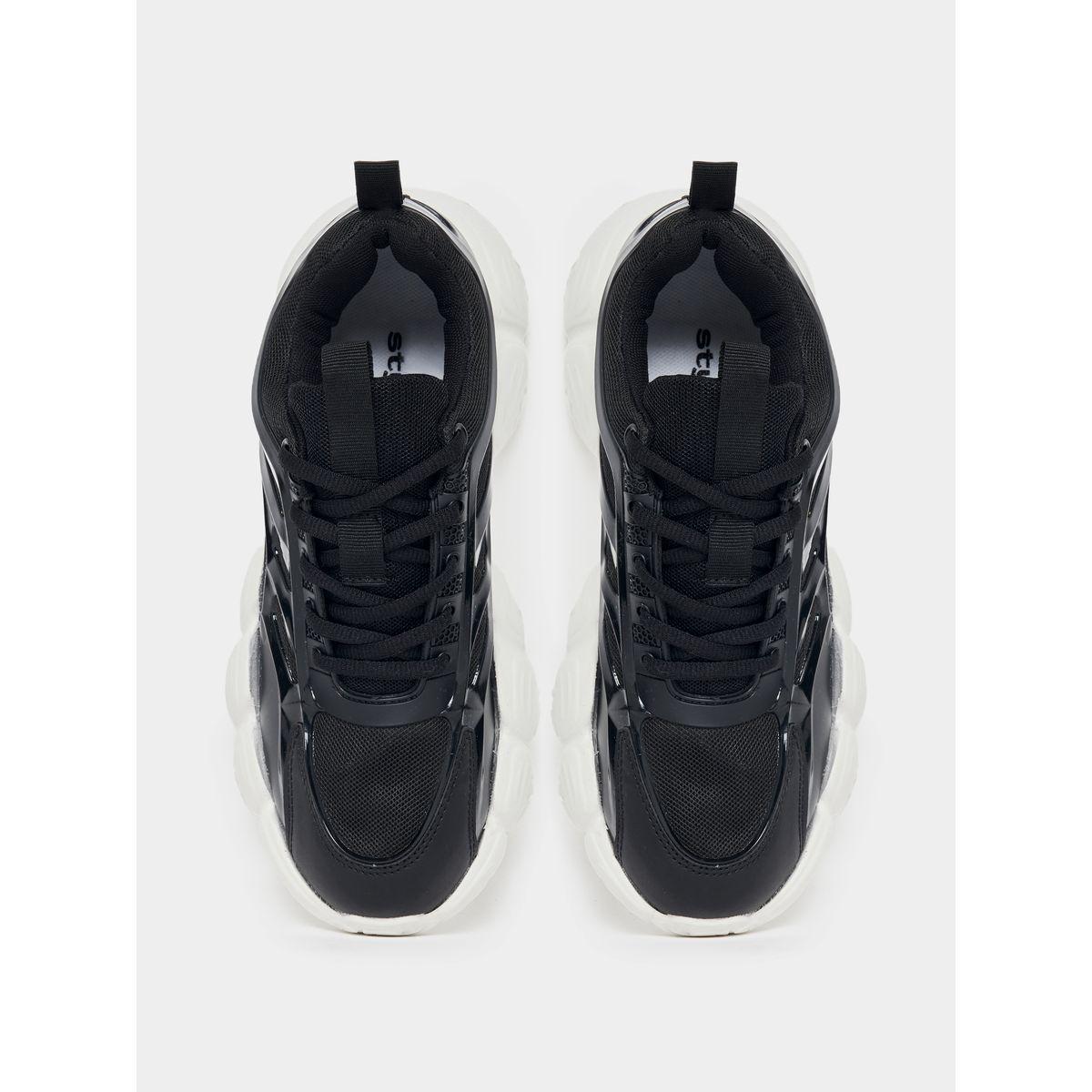 Styli Textured Lace Up Sneakers-women-shoes-sneakers-image-6