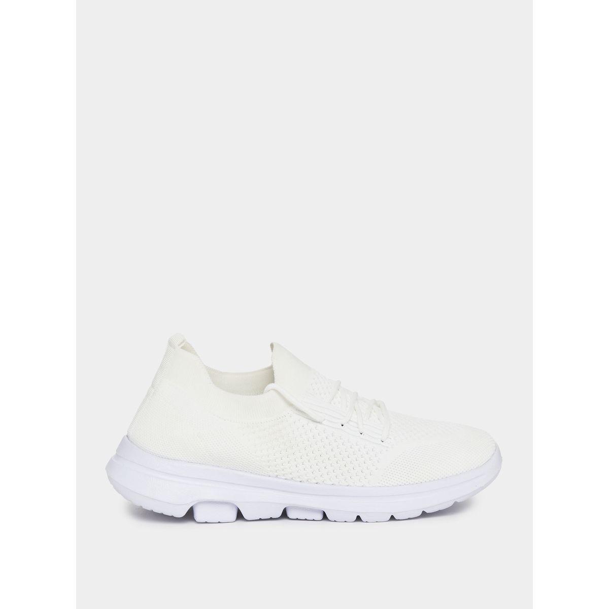 Styli Mesh Ankle Sock Design Sneakers-women-shoes-sneakers-image-2