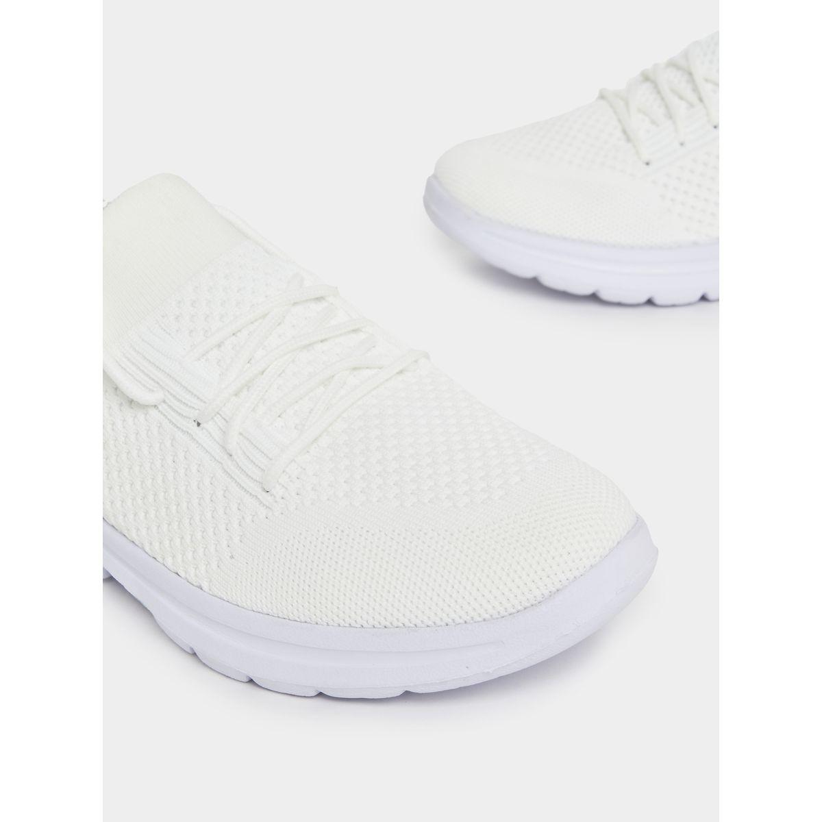 Styli Mesh Ankle Sock Design Sneakers-women-shoes-sneakers-image-4