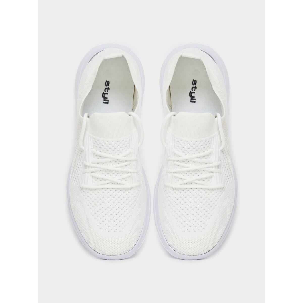 Styli Mesh Ankle Sock Design Sneakers-women-shoes-sneakers-image-6