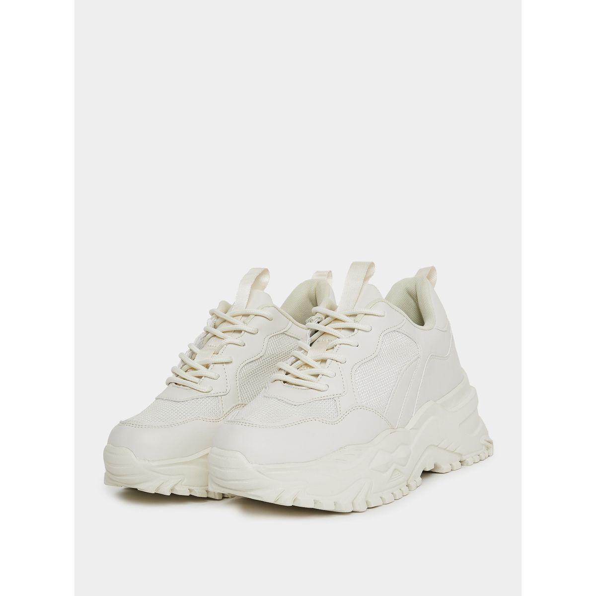 Styli Textured Chunky Sole Sneakers-women-shoes-sneakers-image-2