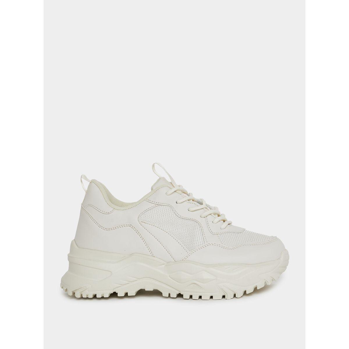 Styli Textured Chunky Sole Sneakers-women-shoes-sneakers-image-3