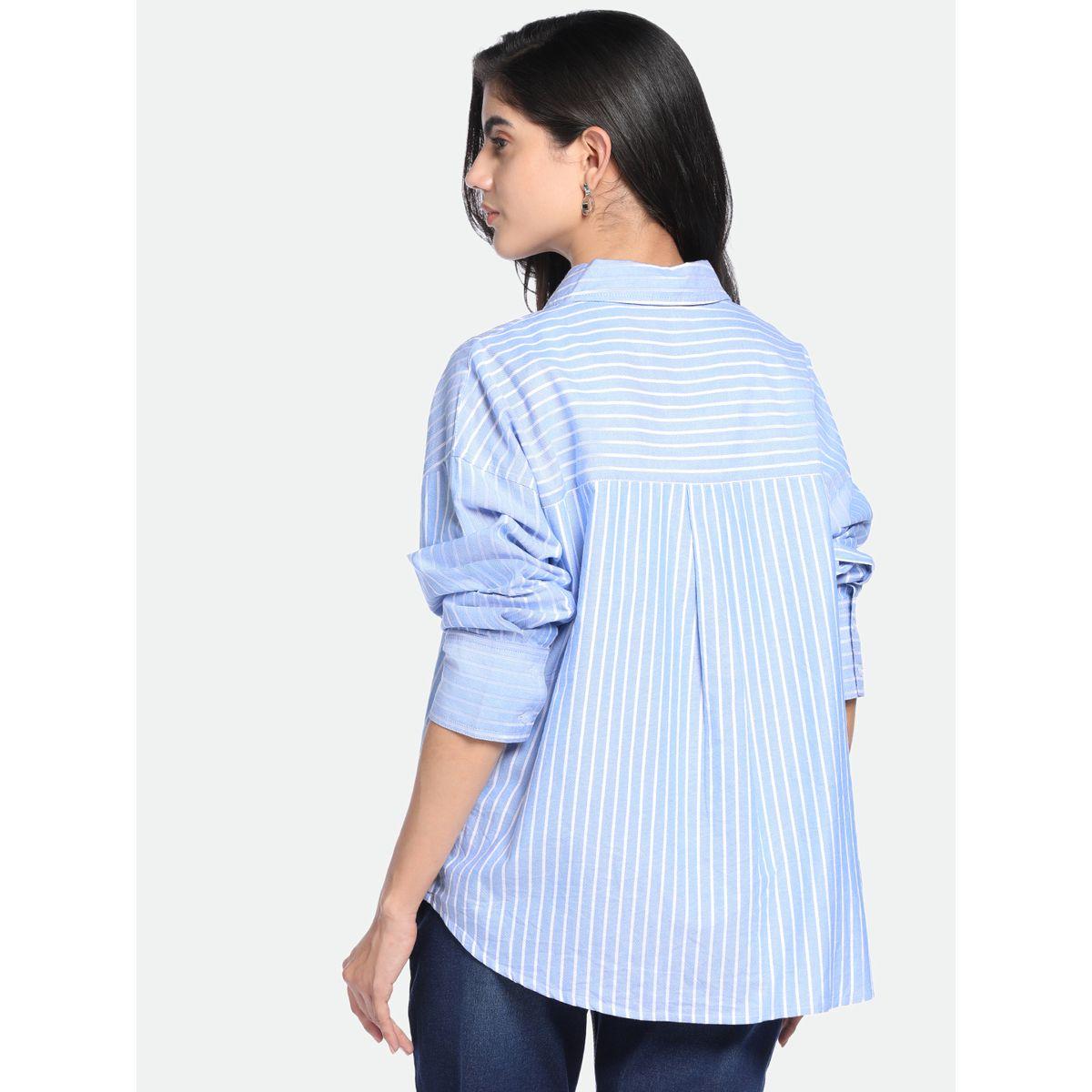 Dennis Lingo X Styli  Striped Oversized Longline Shirt-women-clothing-shirtsandblouses-shirts-image-3