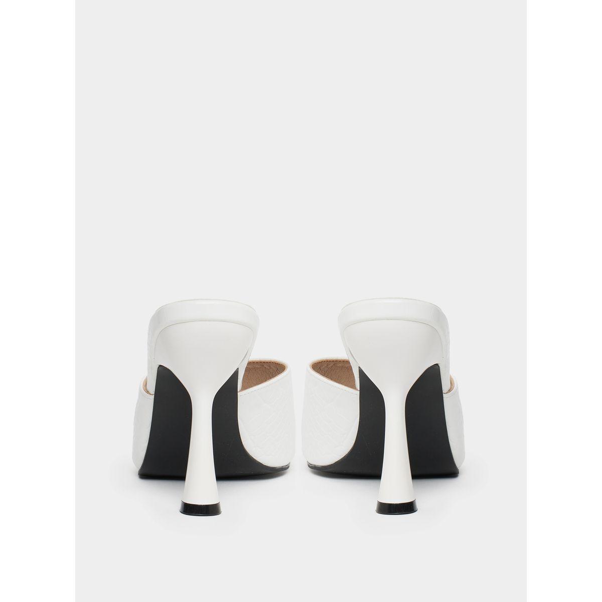 Styli Textured Wide Strap Heeled Sandals-women-shoes-heels-image-5