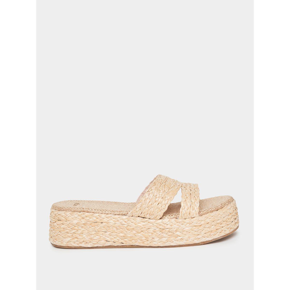 Styli Woven Espradille Wedge Flatform Heeled Sandals-women-shoes-heels-image-2