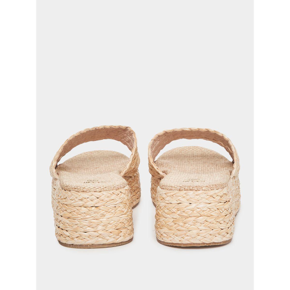 Styli Woven Espradille Wedge Flatform Heeled Sandals-women-shoes-heels-image-4
