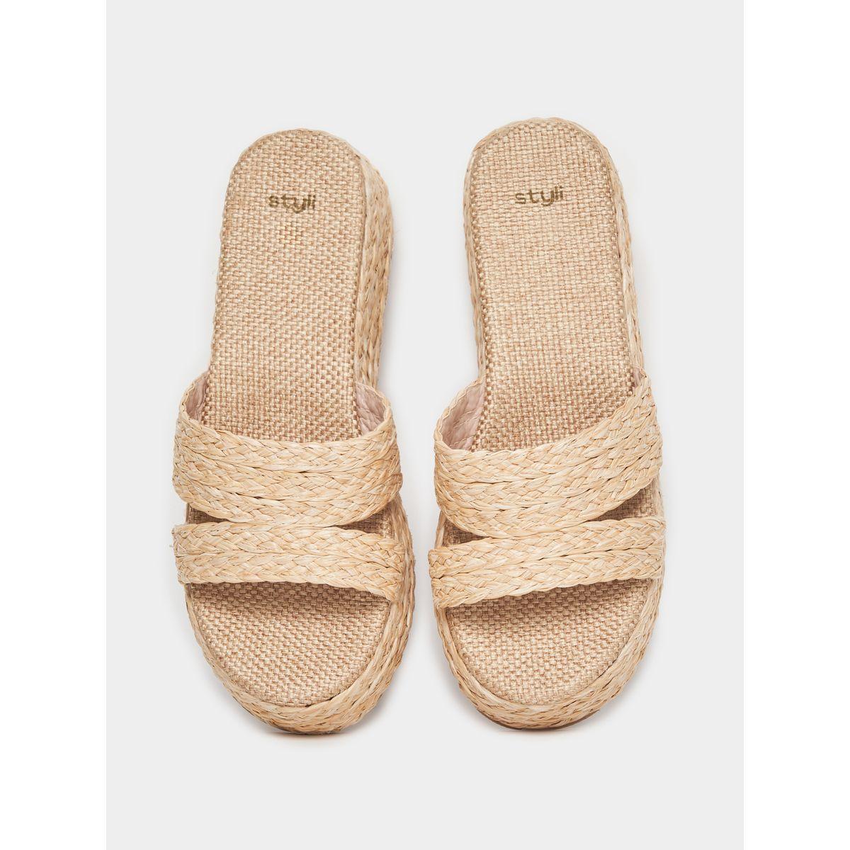 Styli Woven Espradille Wedge Flatform Heeled Sandals-women-shoes-heels-image-5