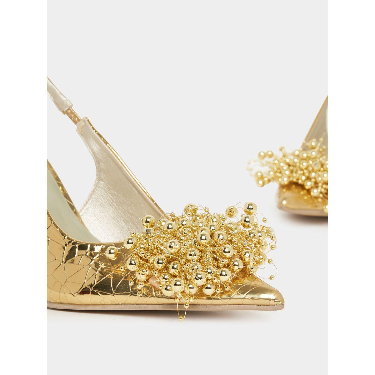 حذاء بامب مزين بالخرز وسير خلفي-women-shoes-heels-image-4