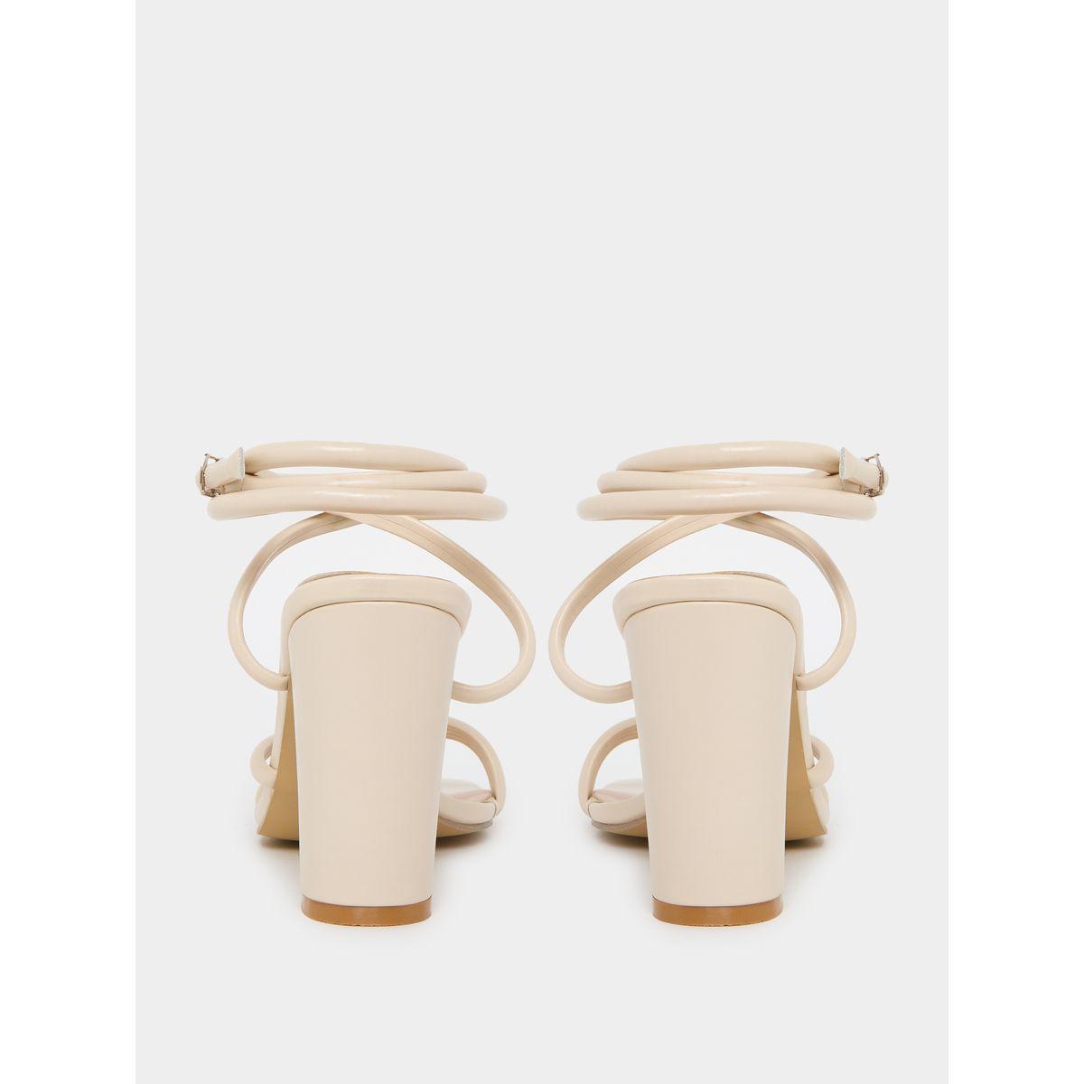 Styli Multi Ankle Strap Block Heel Sandals-women-shoes-heels-image-4