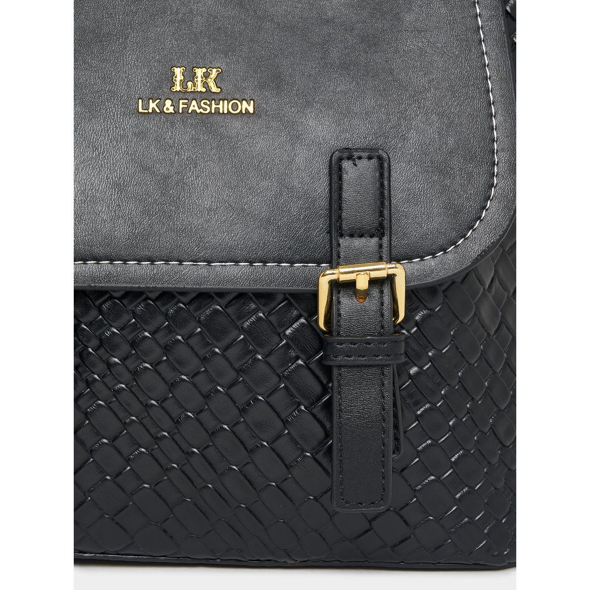 Styli Flap Over Backpack with Buckle Detail-women-bagsandwallets-backpacks-image-2