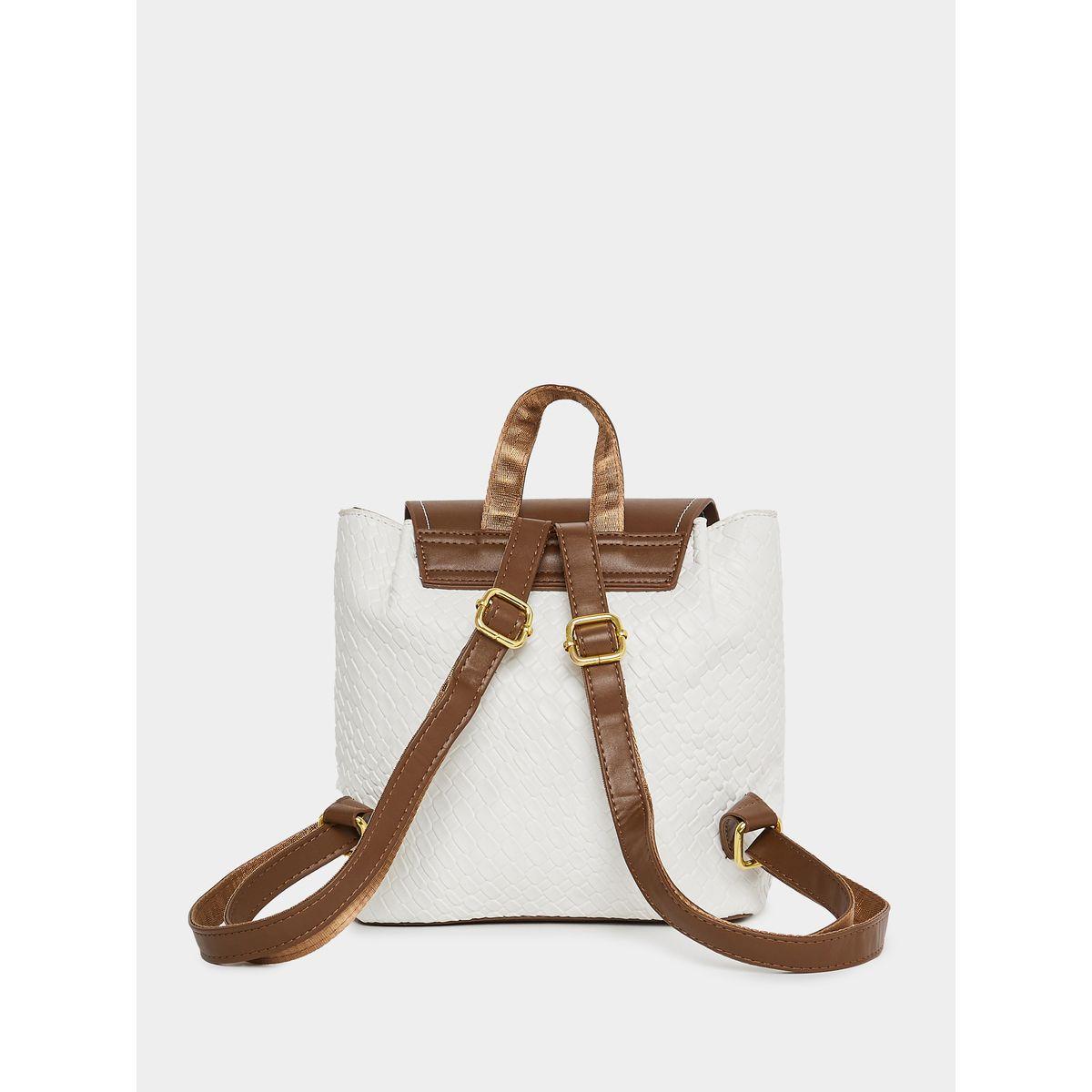 Styli Flap Over Backpack with Buckle Detail-women-bagsandwallets-backpacks-image-2