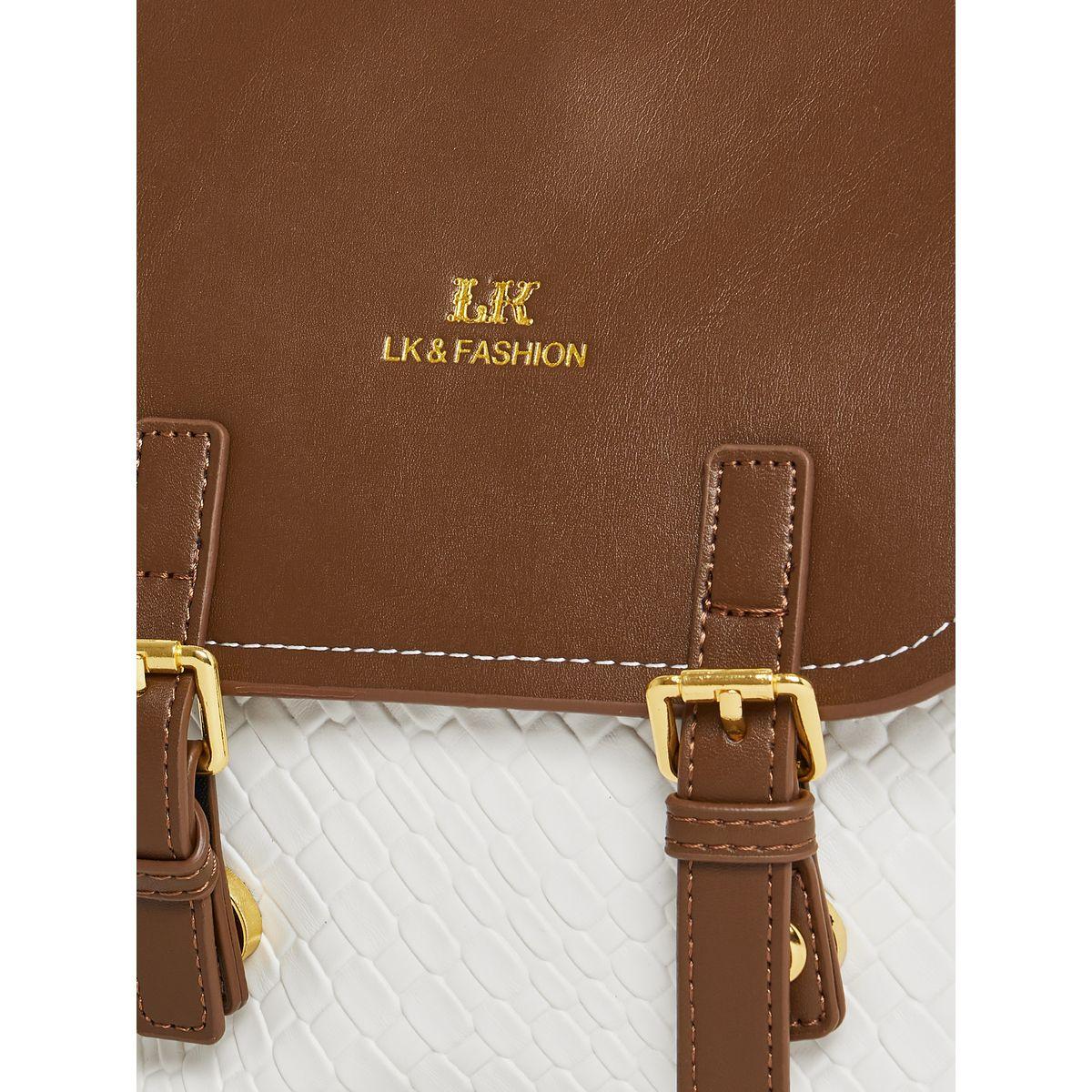 Styli Flap Over Backpack with Buckle Detail-women-bagsandwallets-backpacks-image-3
