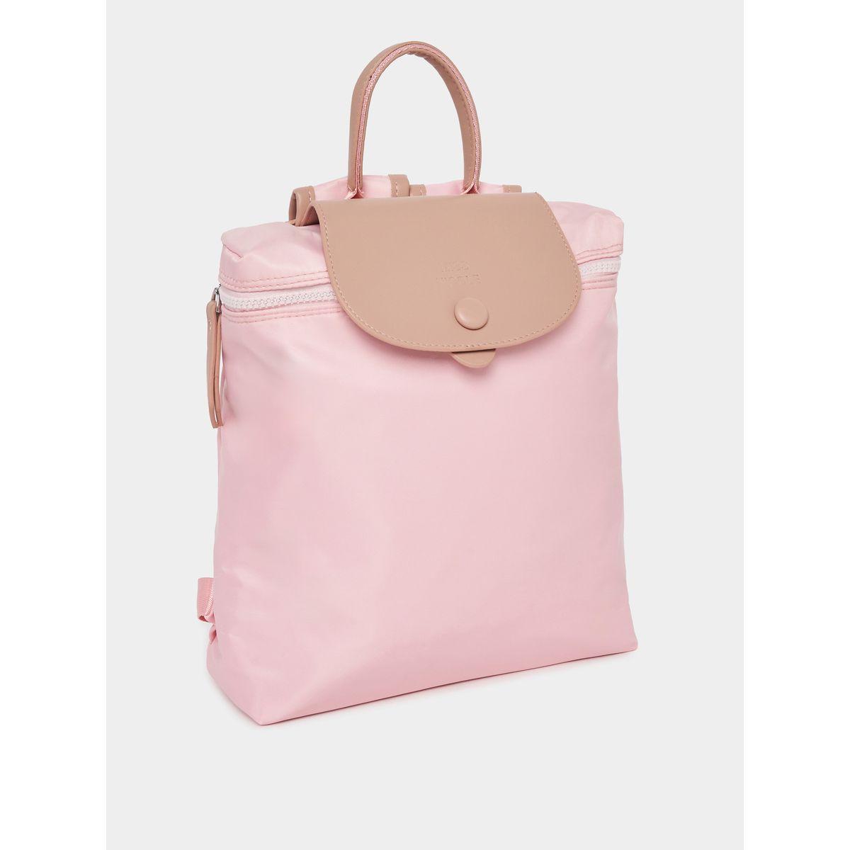 Styli Contrast Flap Backpack-women-bagsandwallets-backpacks-image-1