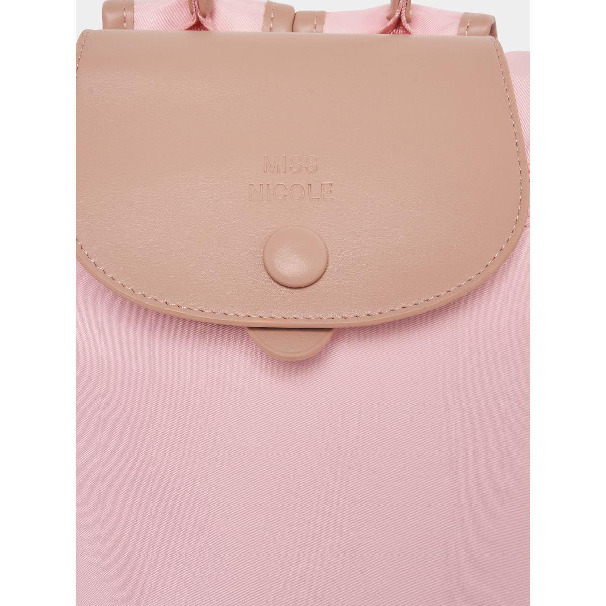 Styli Contrast Flap Backpack-women-bagsandwallets-backpacks-image-3