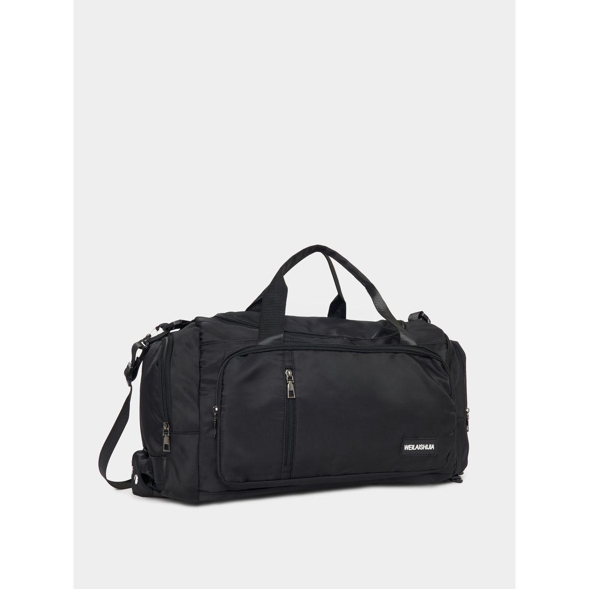 Styli Patch Detail Convertible Gym Bag-travel-luggagesandbags-luggage-image-1