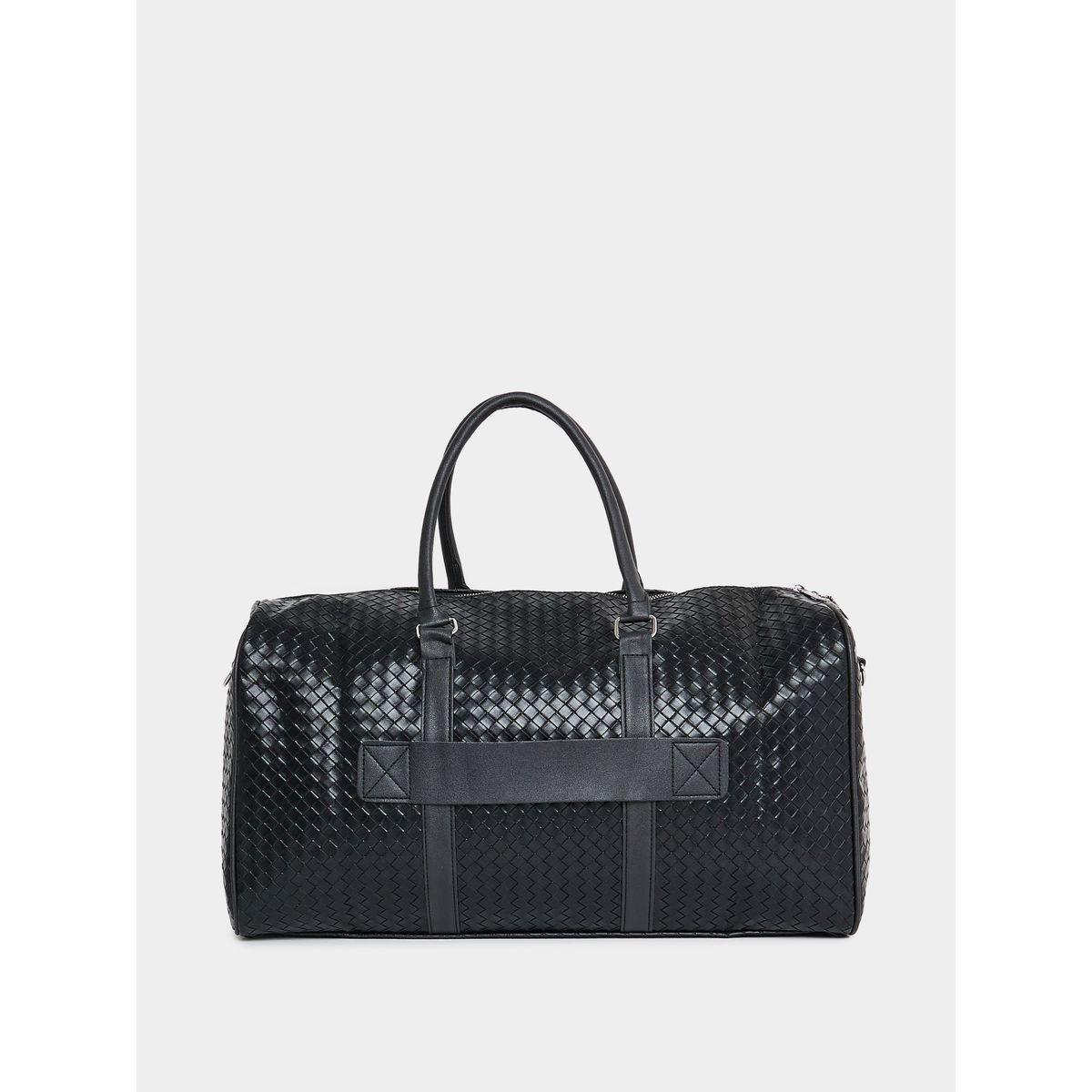 Styli Textured Gym Bag with Zip Closure-travel-luggagesandbags-luggage-image-2