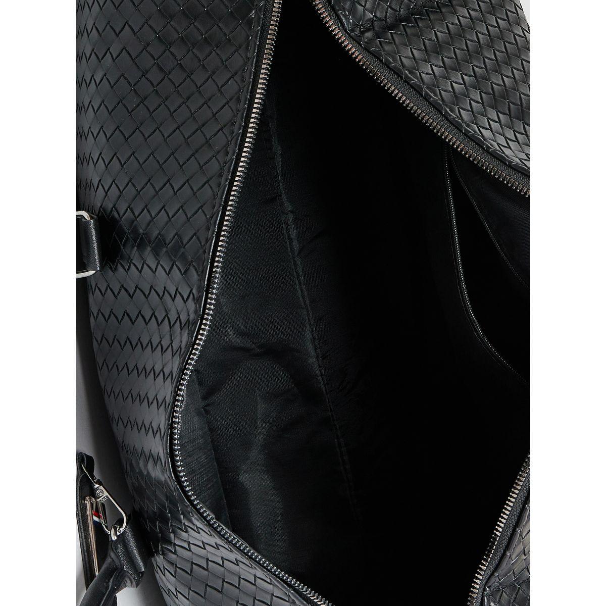 Styli Textured Gym Bag with Zip Closure-travel-luggagesandbags-luggage-image-3