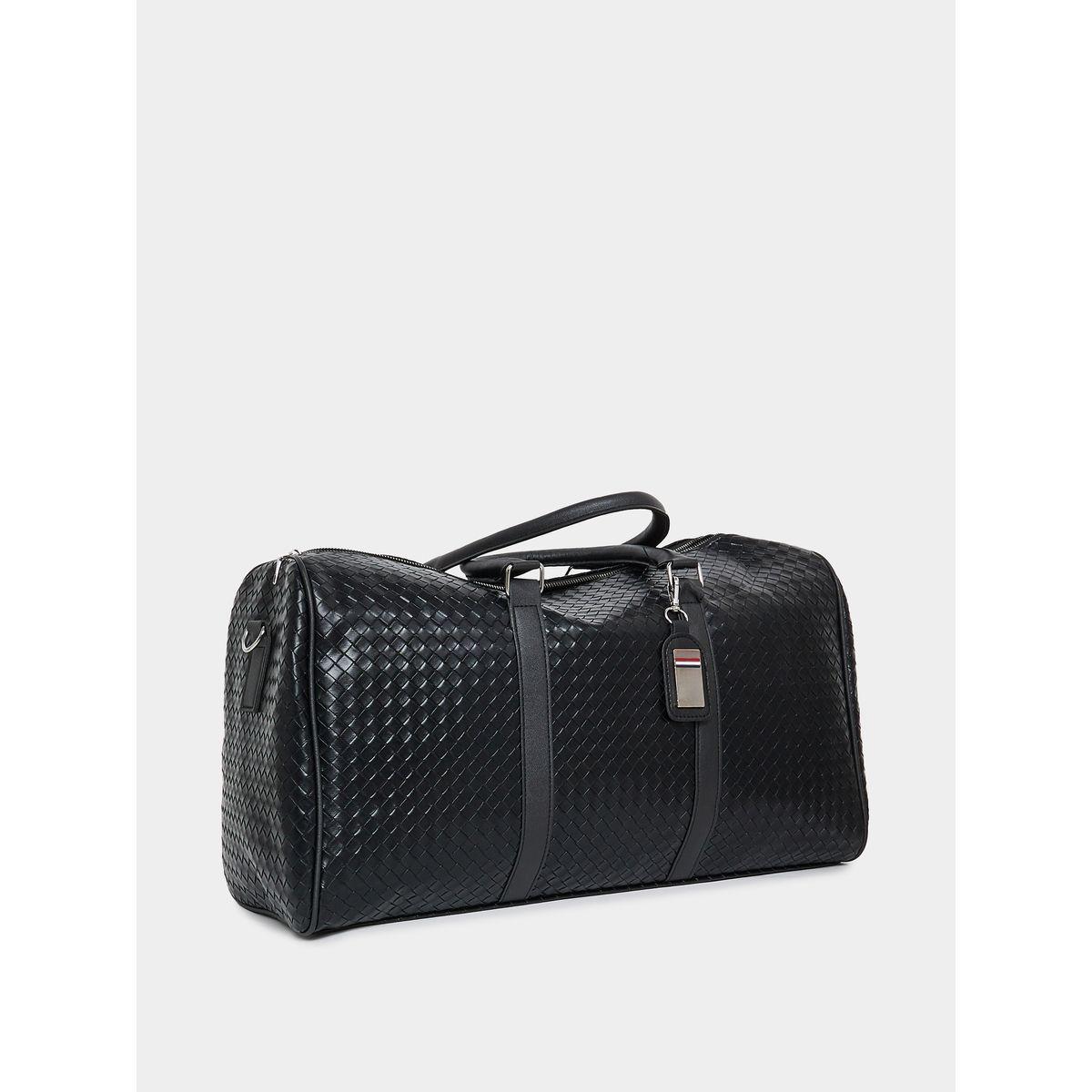 Styli Textured Gym Bag with Zip Closure-travel-luggagesandbags-luggage-image-5