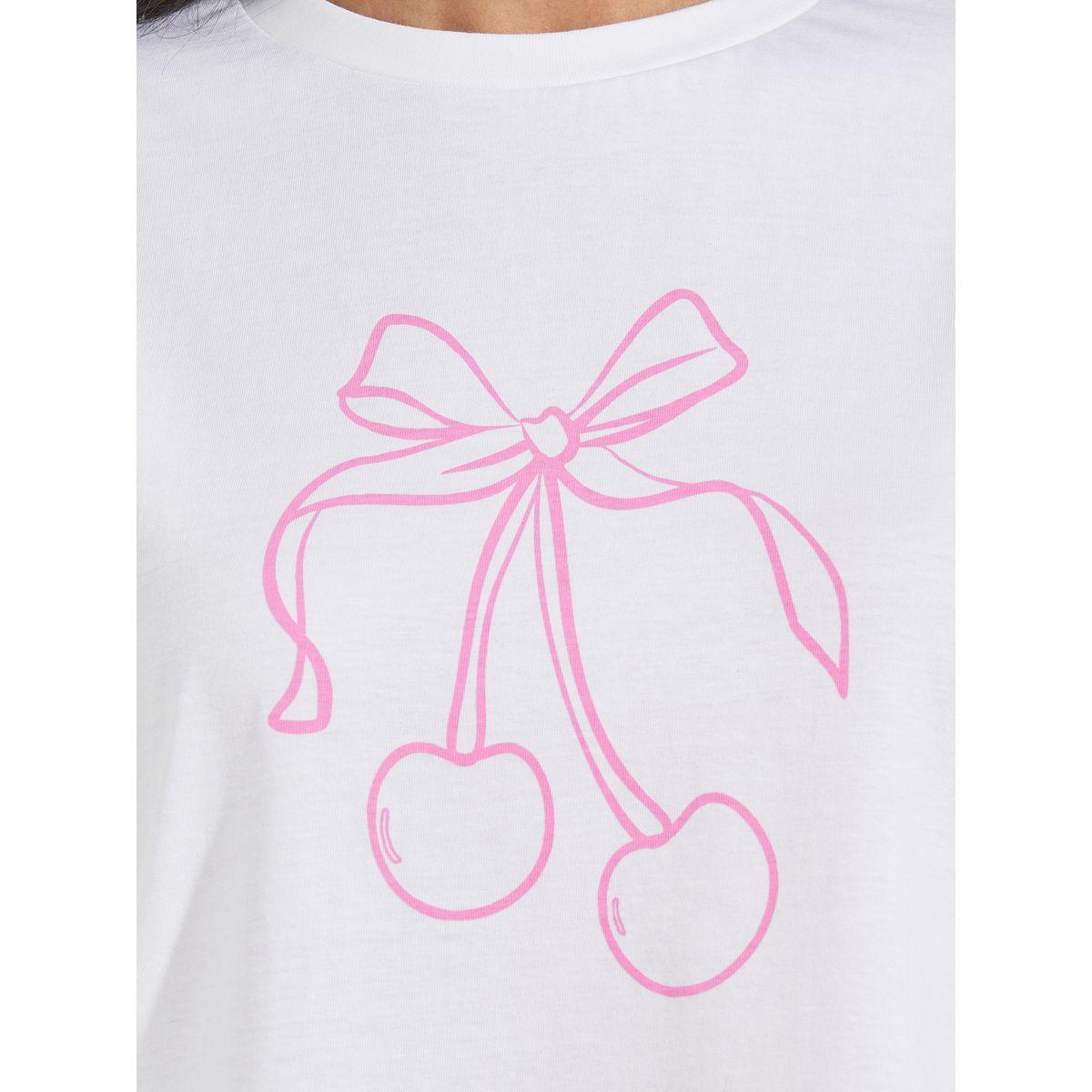 تيشيرت فضفاض مطبع بطبعة جرافيك-women-clothing-tshirts-image-4