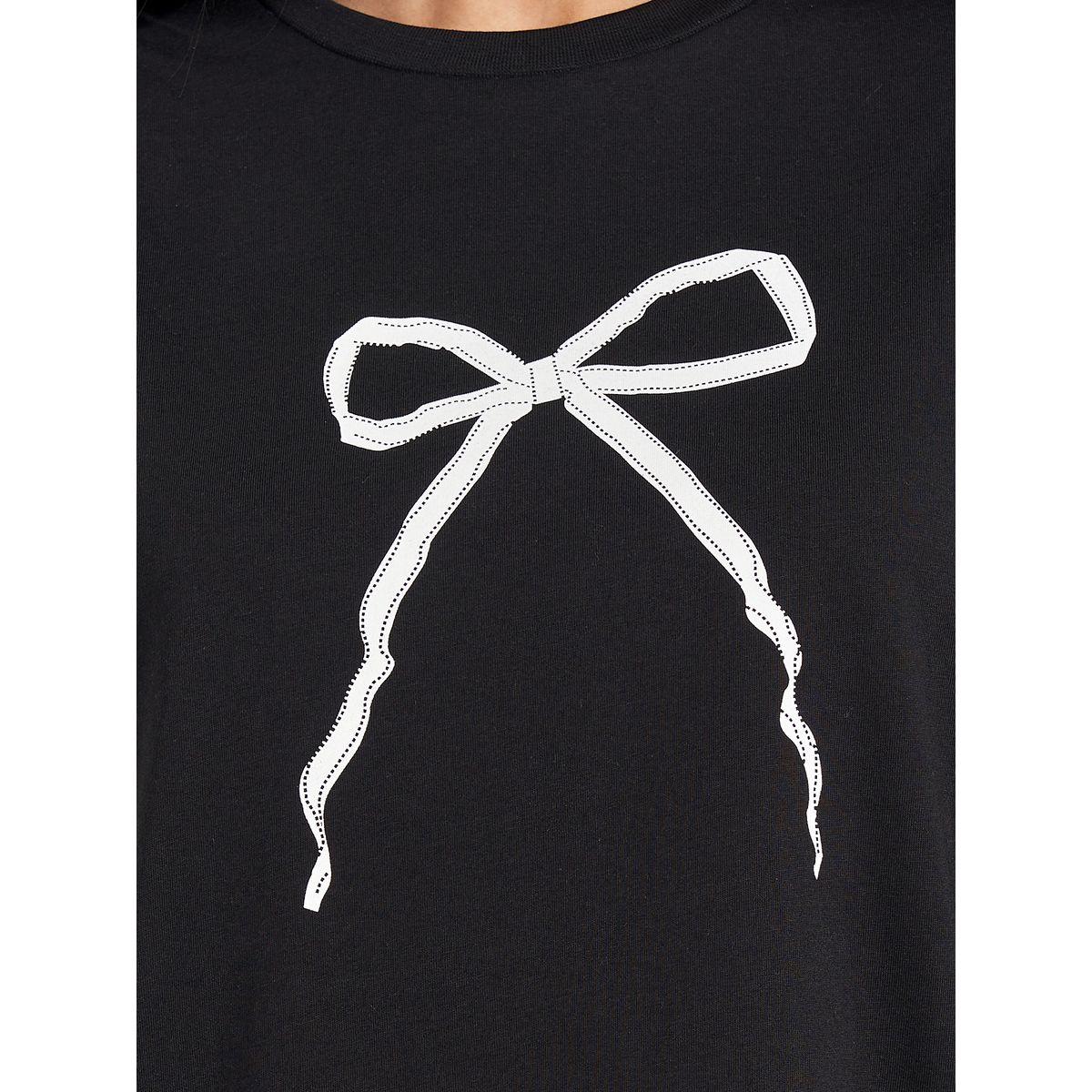 Styli Oversized Bow Graphic Print T-Shirt-women-clothing-tshirts-image-3