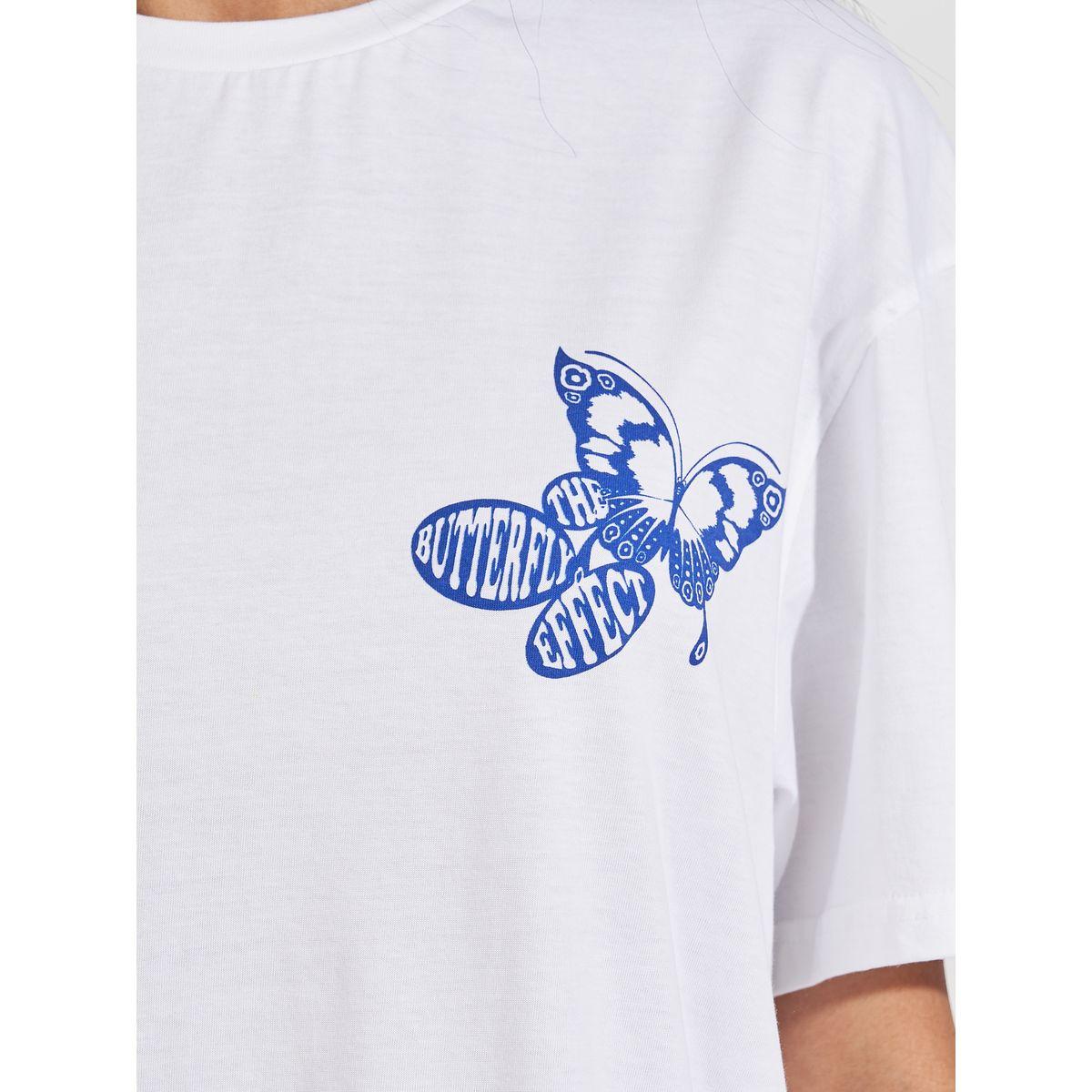 Styli Oversized Butterfly Graphic T-Shirt with Dropped Shoulder-women-clothing-tshirts-image-5