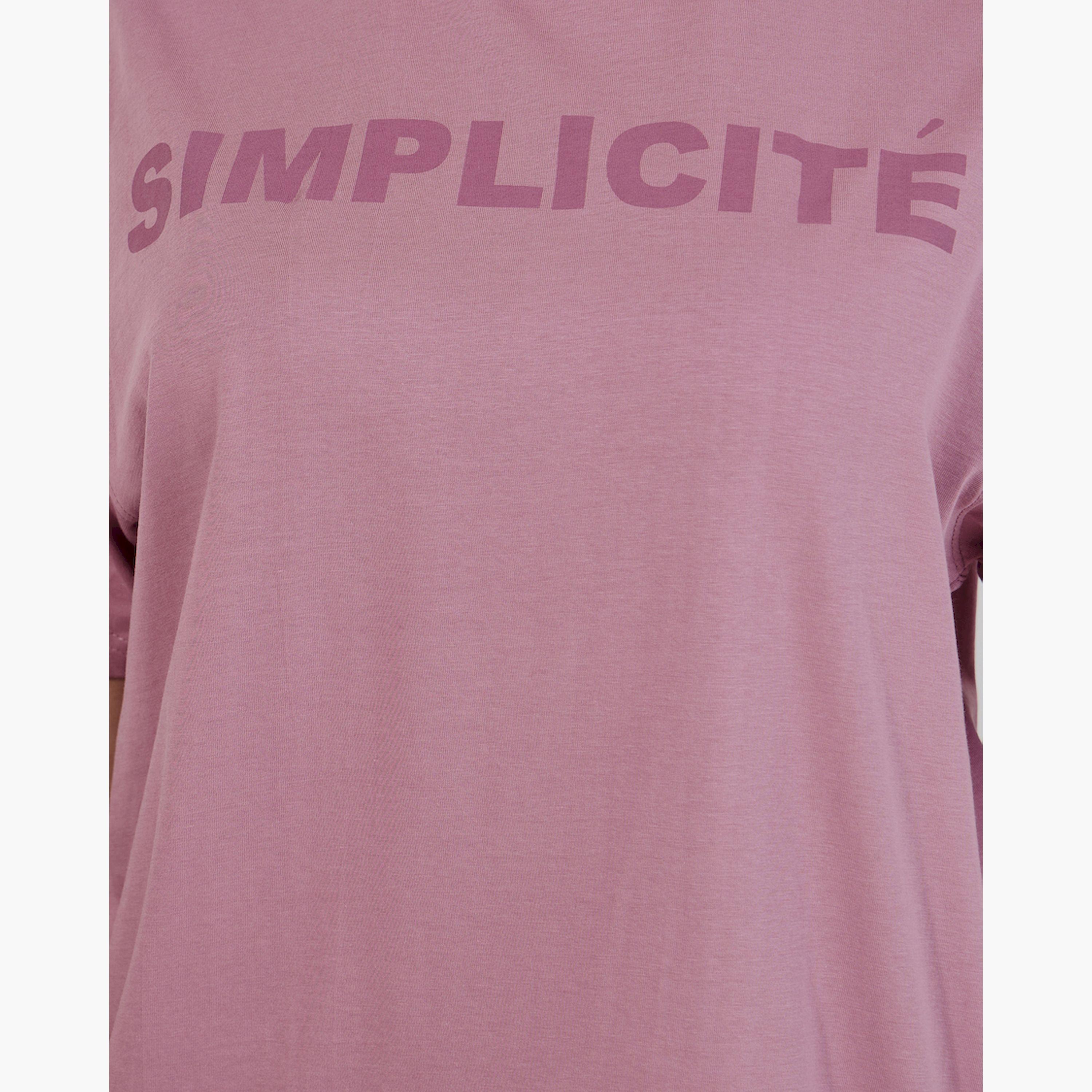 Styli Oversized Slogan Print Round Neck T-Shirt-women-clothing-tshirts-image-3